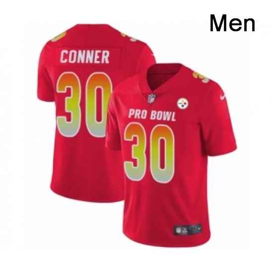 Mens Nike Pittsburgh Steelers 30 James Conner Limited Red AFC 2019 Pro Bowl NFL Jersey